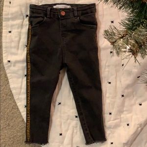 Zara cheetah jeans